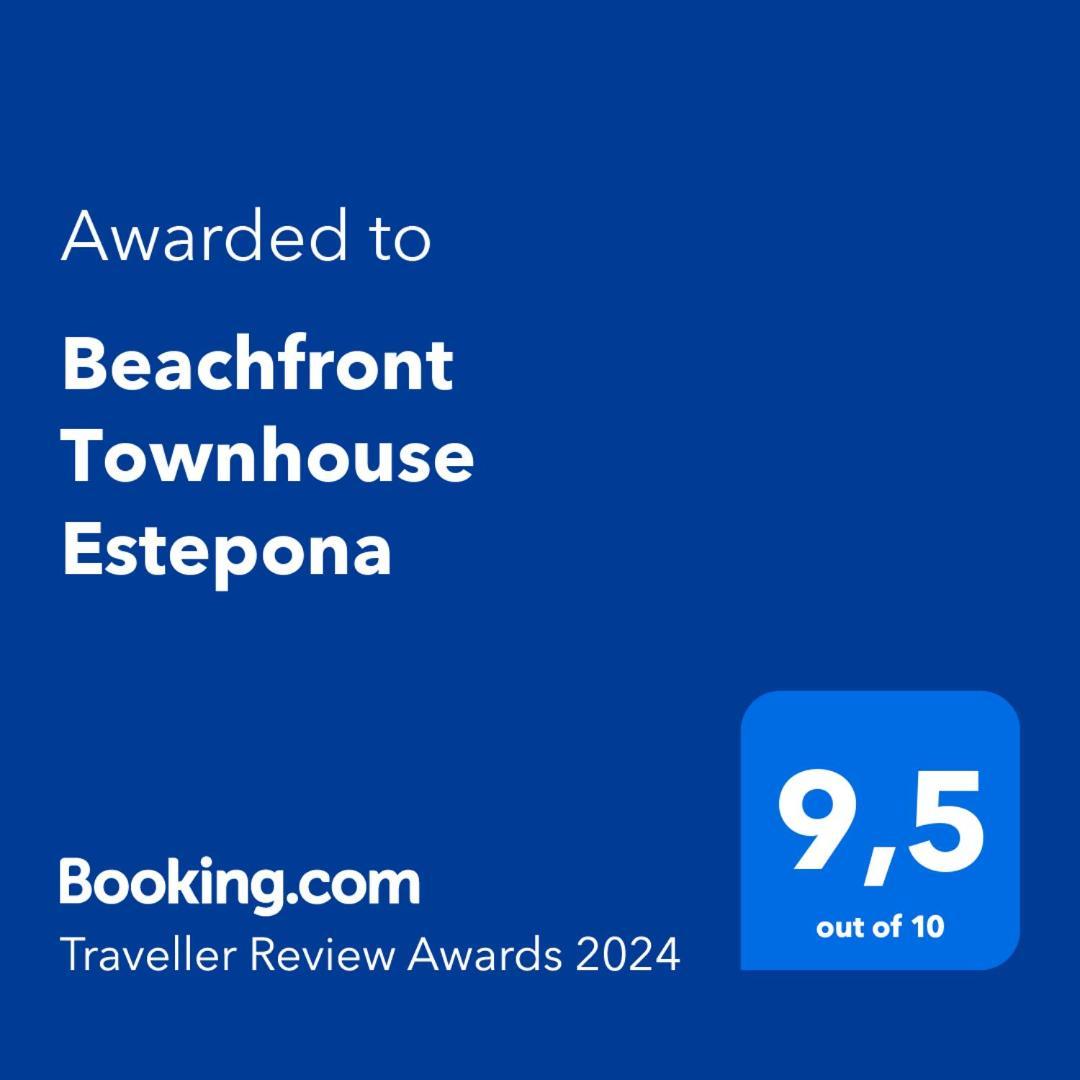Beachfront Townhouse Estepona Dış mekan fotoğraf